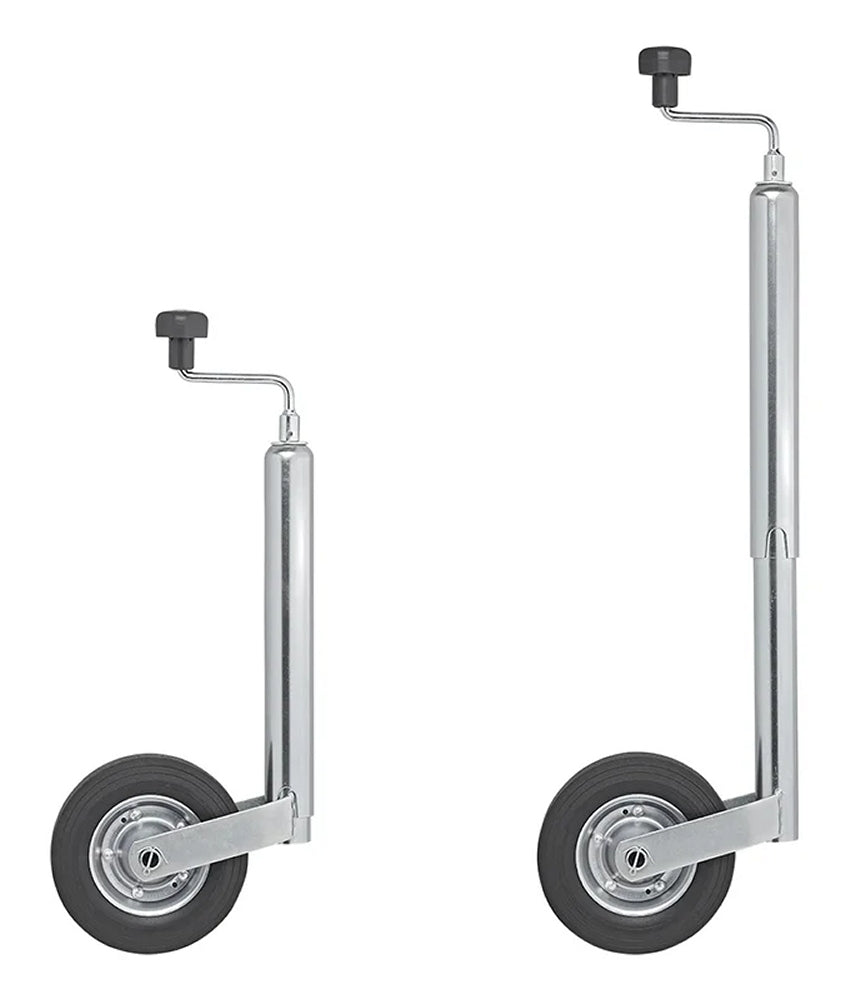 ProPlus 341501 Stützrad 48mm Metallfelge mit Vollgummireifen 200x50mm