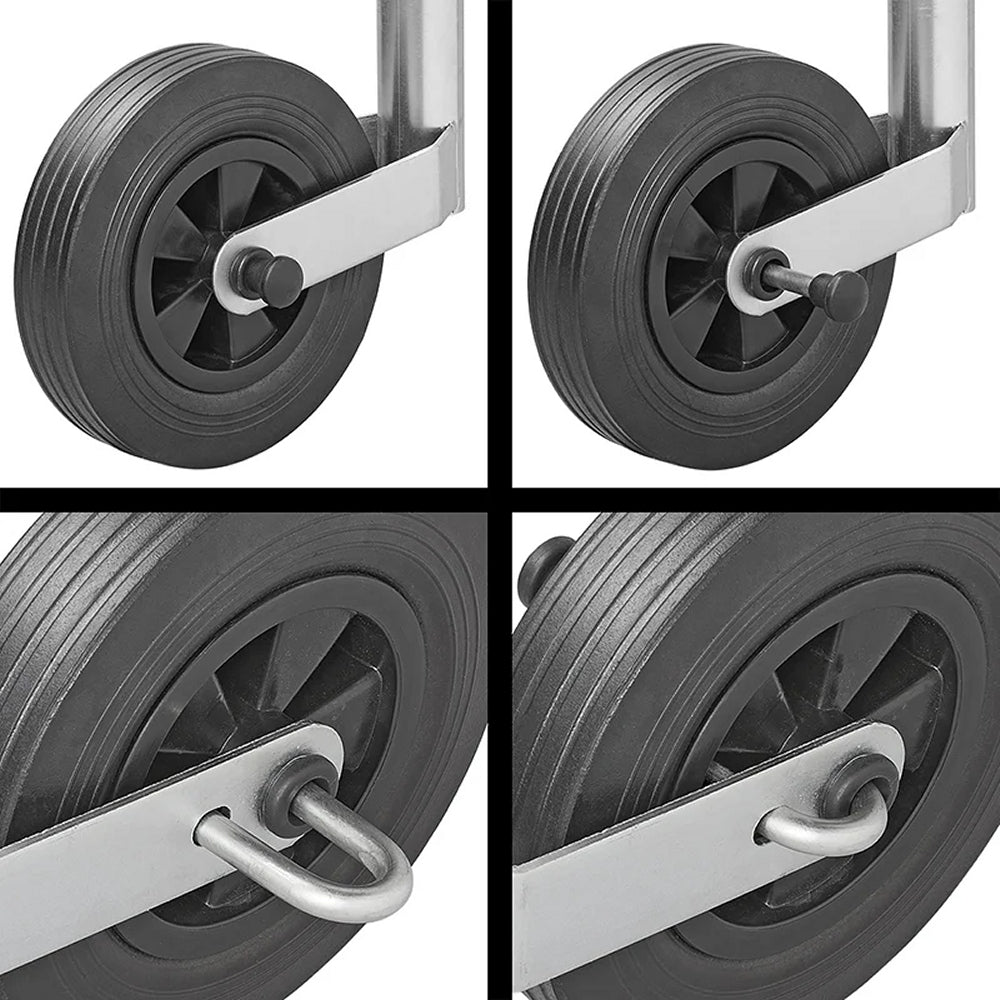 ProPlus 341501V01 Stützrad 48mm Kunststofffelge mit Vollgummireifen 200x 50mm Bremsfunktion