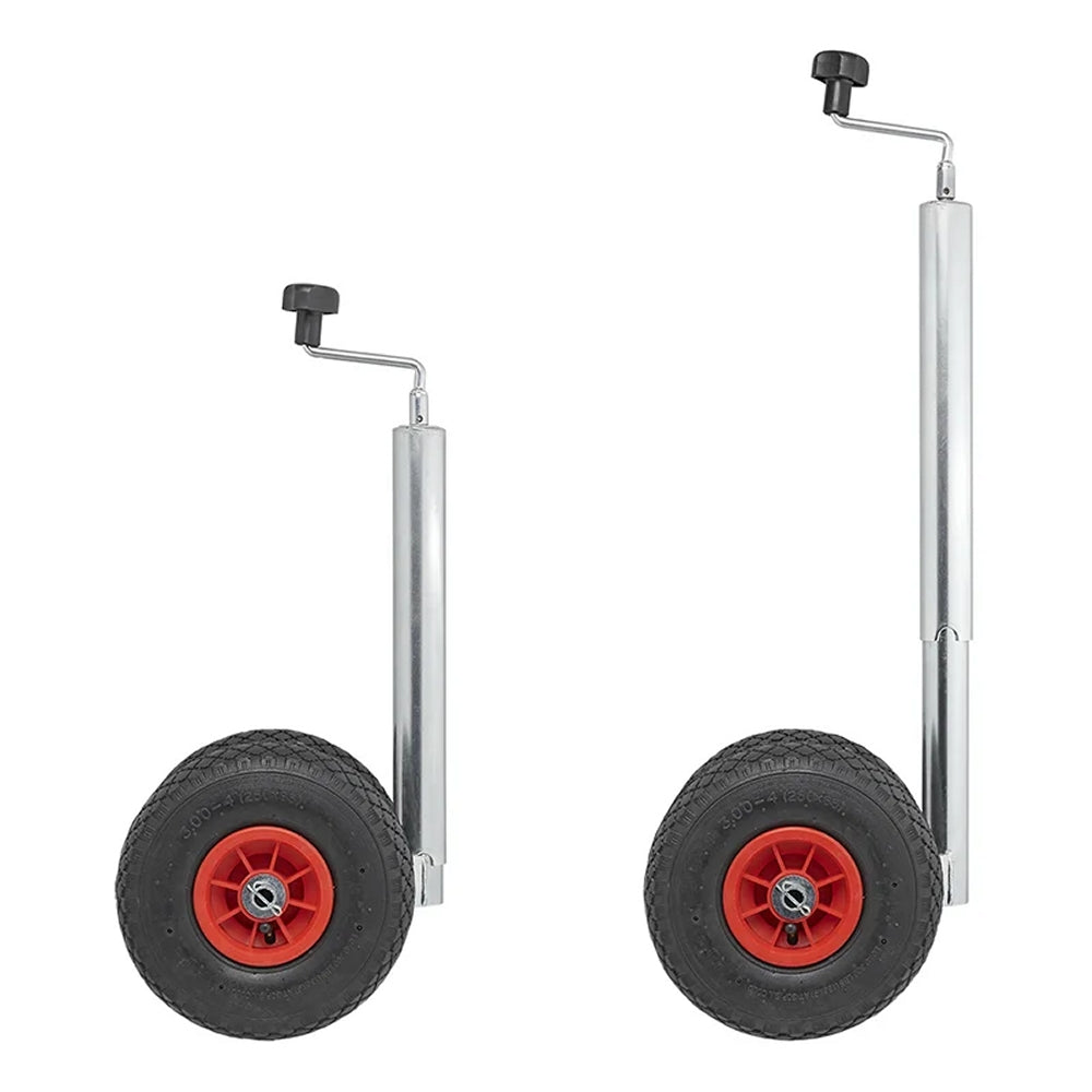 ProPlus 341508 Doppelstützrad 48mm 2x Kunststofffelge mit Luftreifen 260x85mm