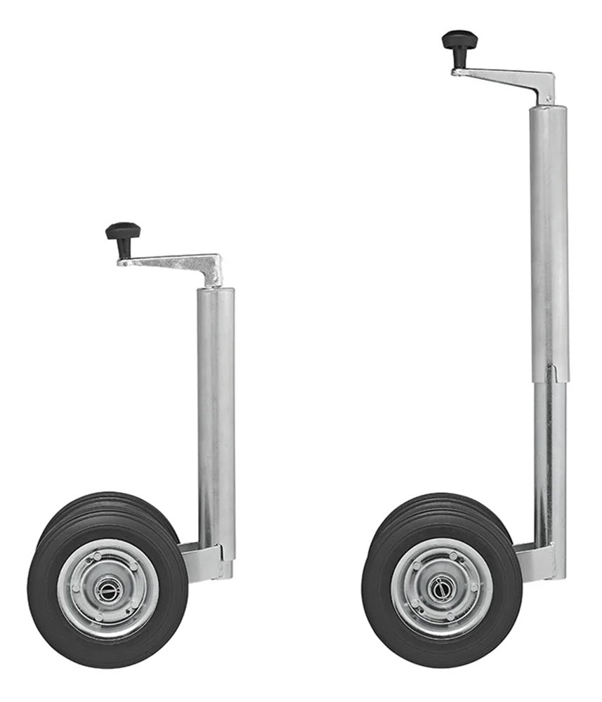 ProPlus 341508V01 Stützrad 48mm mit Vollgummireifen aus Naturkautschuk 200x50mm