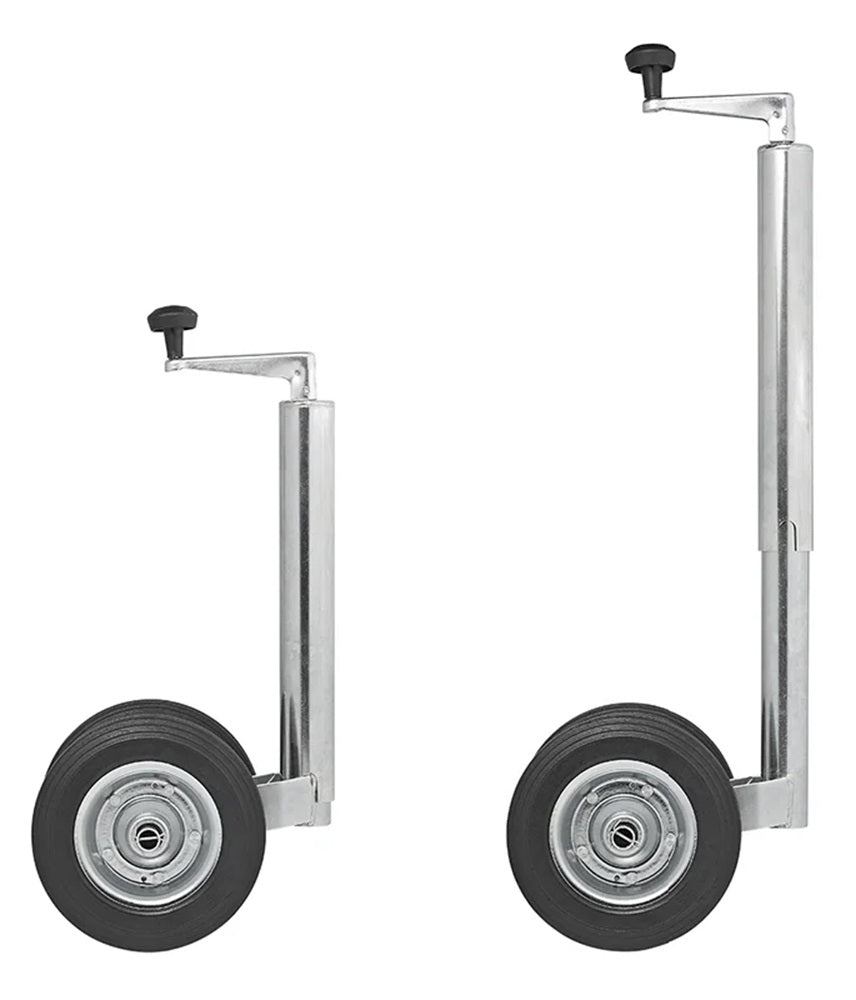 ProPlus 341508V02 Stützrad 48mm Stahlfelge mit Vollgummireifen 200x50mm