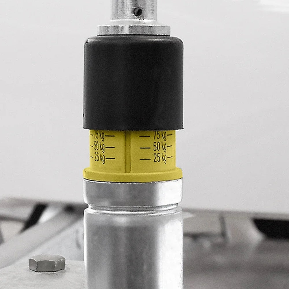 ProPlus 341510 Stützrad 48mm mit Stützlastanzeige 220x65mm Waage