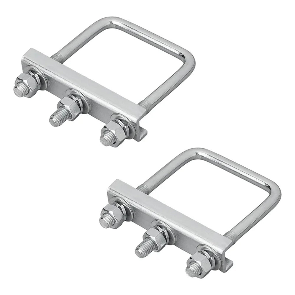 ProPlus 341535V02 U-Bügel 70mm eckig für Klemmschelle Set von 2 Stück U-Halterung