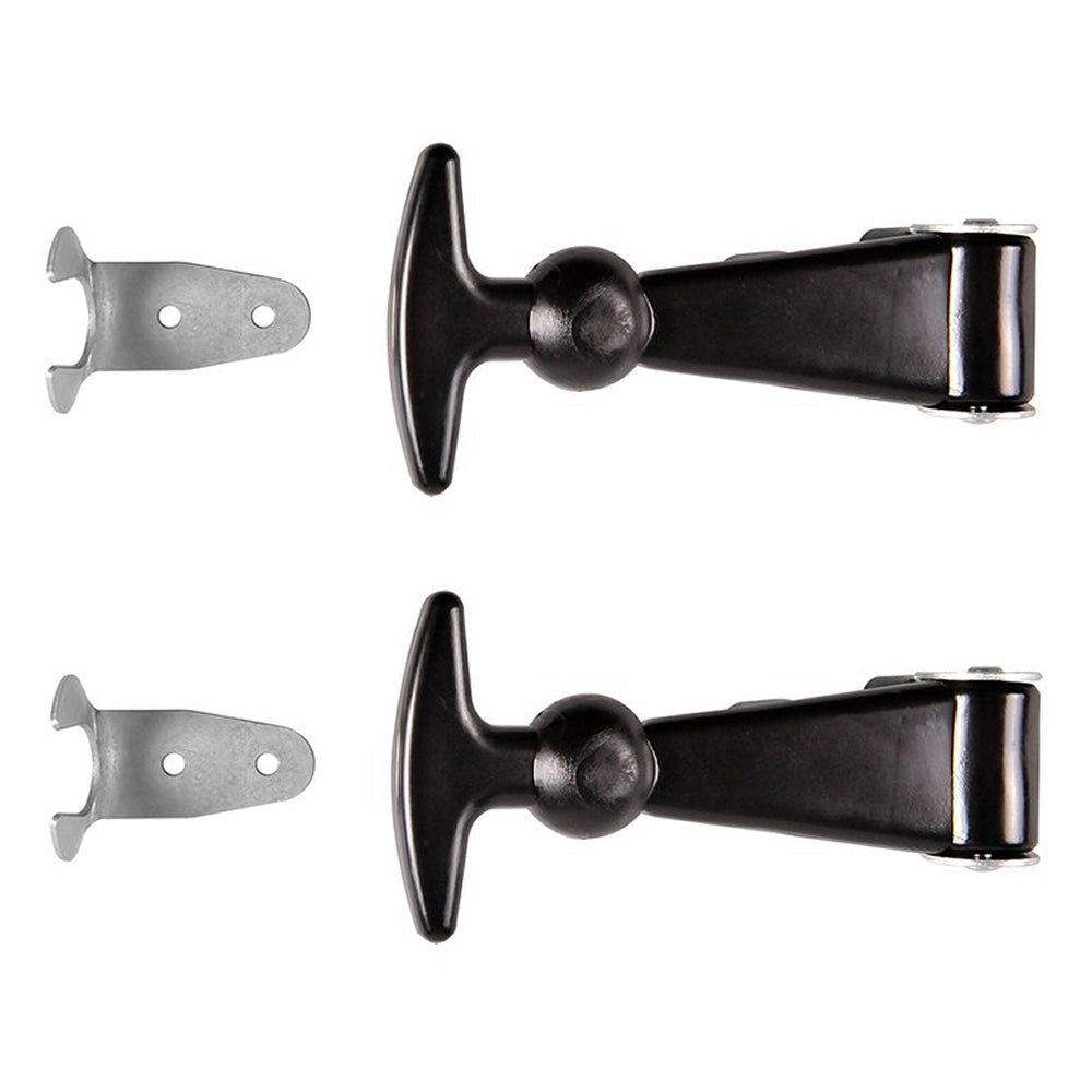 ProPlus 342121 PAAR Haubenhalter Haubengummi Gummihalter Schnellverschluß 2 Stück mit Halter