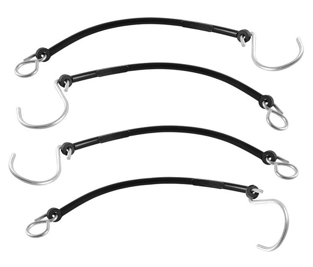 ProPlus 342130s 4 x Stück Sicherungsseil / Sicherungsschnur für Bordwand Anhänger