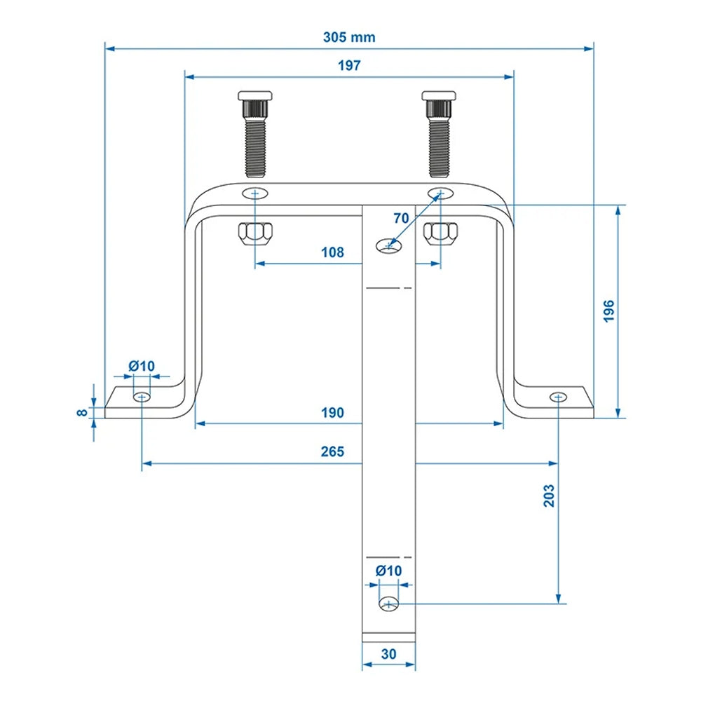 ProPlus 342644 Ersatzradhalter Dreifuss Reserveradhalter Anhängerzubehör