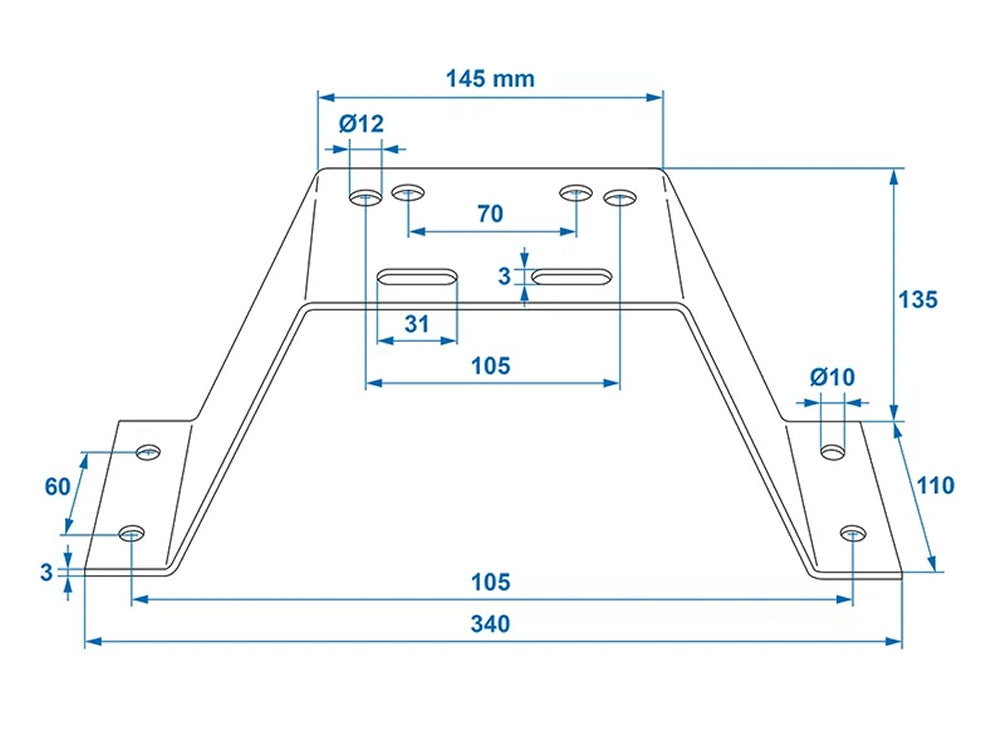 ProPlus 342646 Ersatzradhalter Universal Reserveradhalter Anhängerzubehör