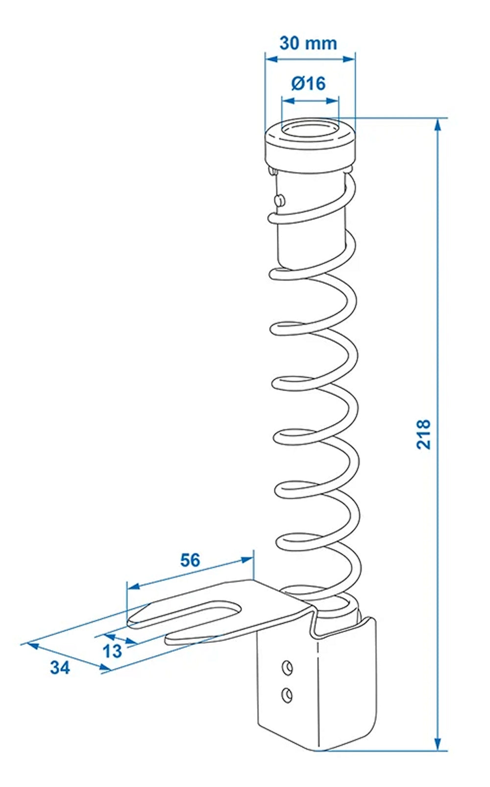 ProPlus 343014 Kabelfeder Kabelschutzfeder Anhänger Wohnwagen