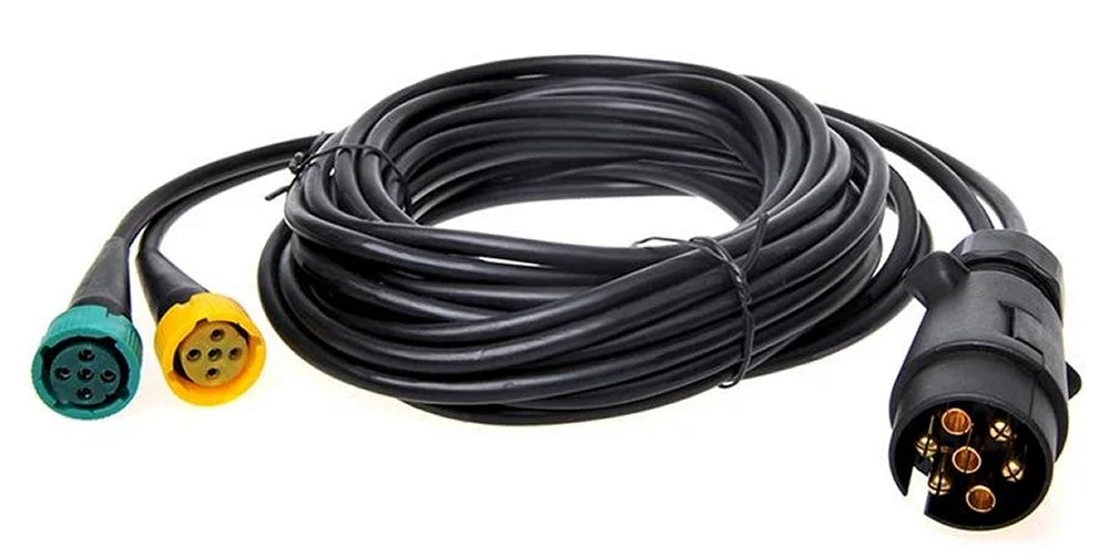 ProPlus 343087 Kabelsatz 5 Meter mit Stecker 7 polig 2 Steckverbinder 5 polig