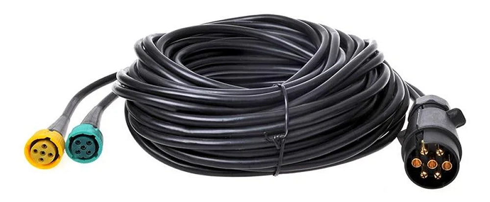 ProPlus 343089L Kabelsatz 9 Meter mit Stecker 7 polig 2 Steckverbinder 5 polig