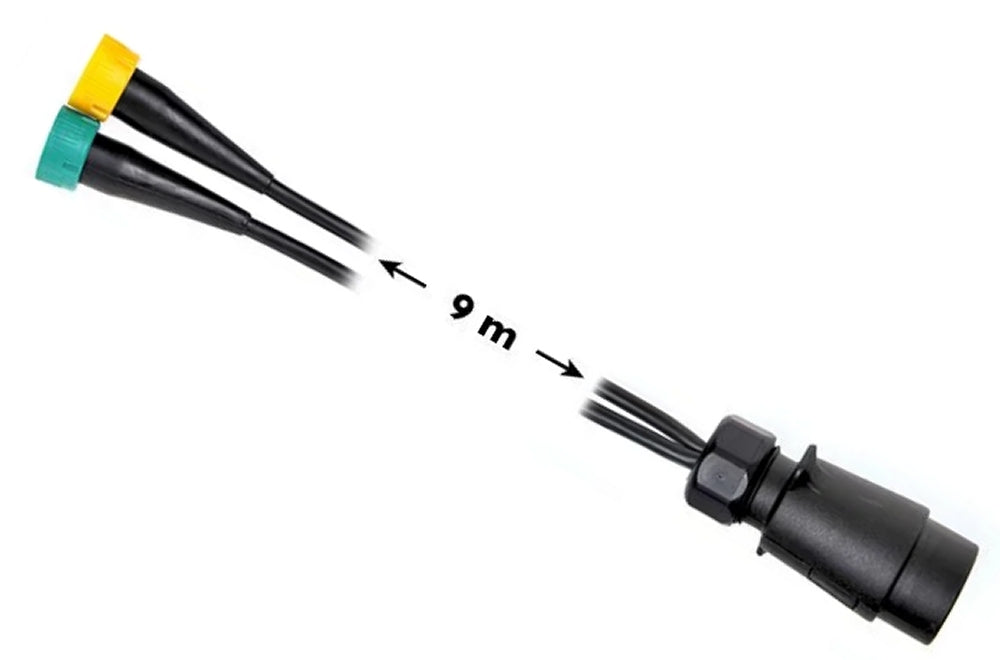 ProPlus 343089L Kabelsatz 9 Meter mit Stecker 7 polig 2 Steckverbinder 5 polig
