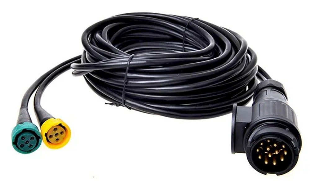 ProPlus 343090 Kabelsatz 7 Meter mit Stecker 13 polig 2 Steckverbinder 5 polig