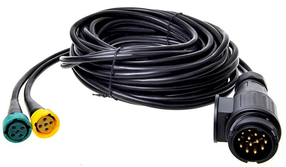 ProPlus 343090L Kabelsatz 9 Meter mit Stecker 13 polig 2 Steckverbinder 5 polig