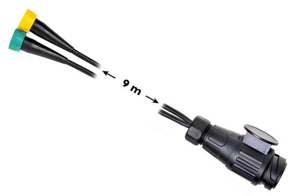 ProPlus 343090L Kabelsatz 9 Meter mit Stecker 13 polig 2 Steckverbinder 5 polig