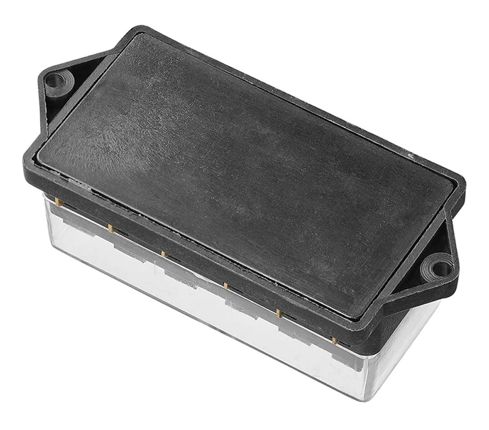 ProPlus 343106 Verteilerdose Verteilerblock 6 fach mit Halter für 4 Flachsicherungen