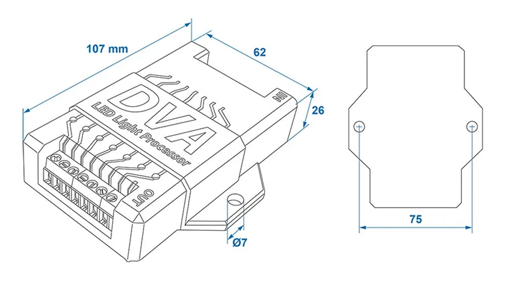 ProPlus 343128 LED Lichtprozessor 12V für Anhänger