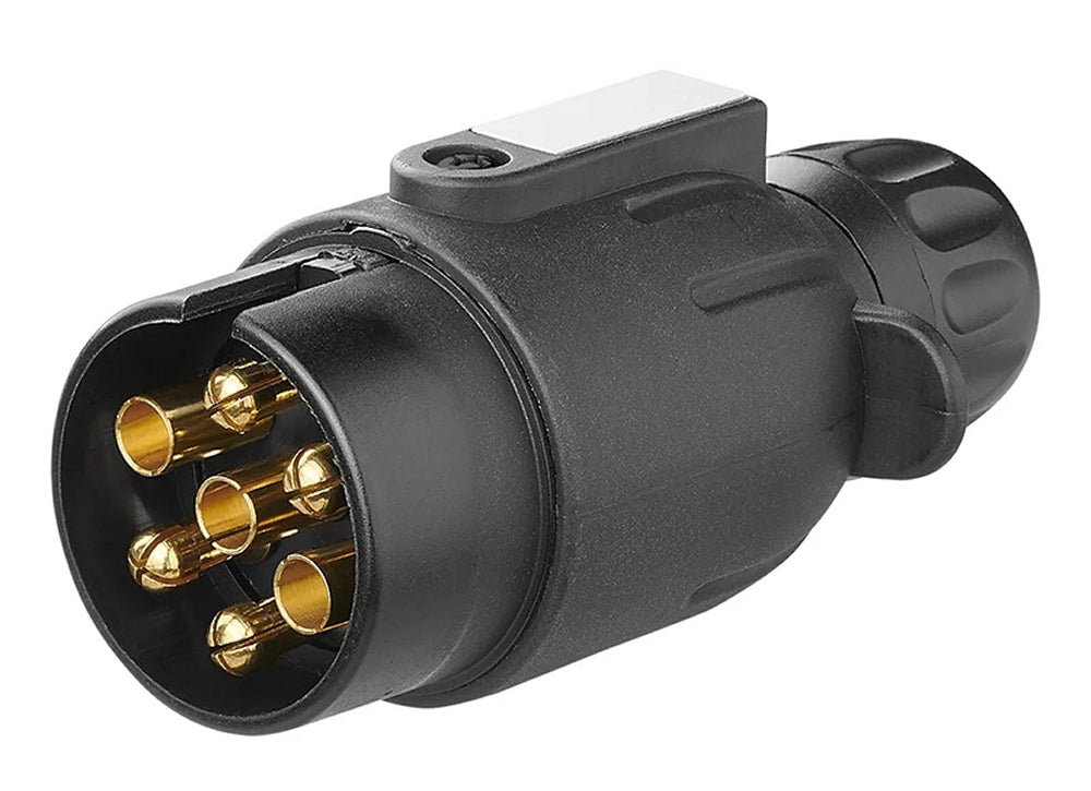ProPlus 343500V01 Stecker 7 polig PVC mit Magnet Anhängerstecker