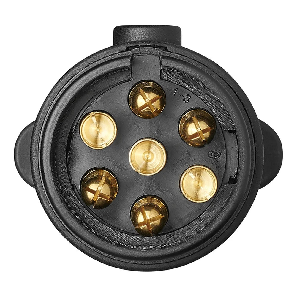 ProPlus 343500V01 Stecker 7 polig PVC mit Magnet Anhängerstecker