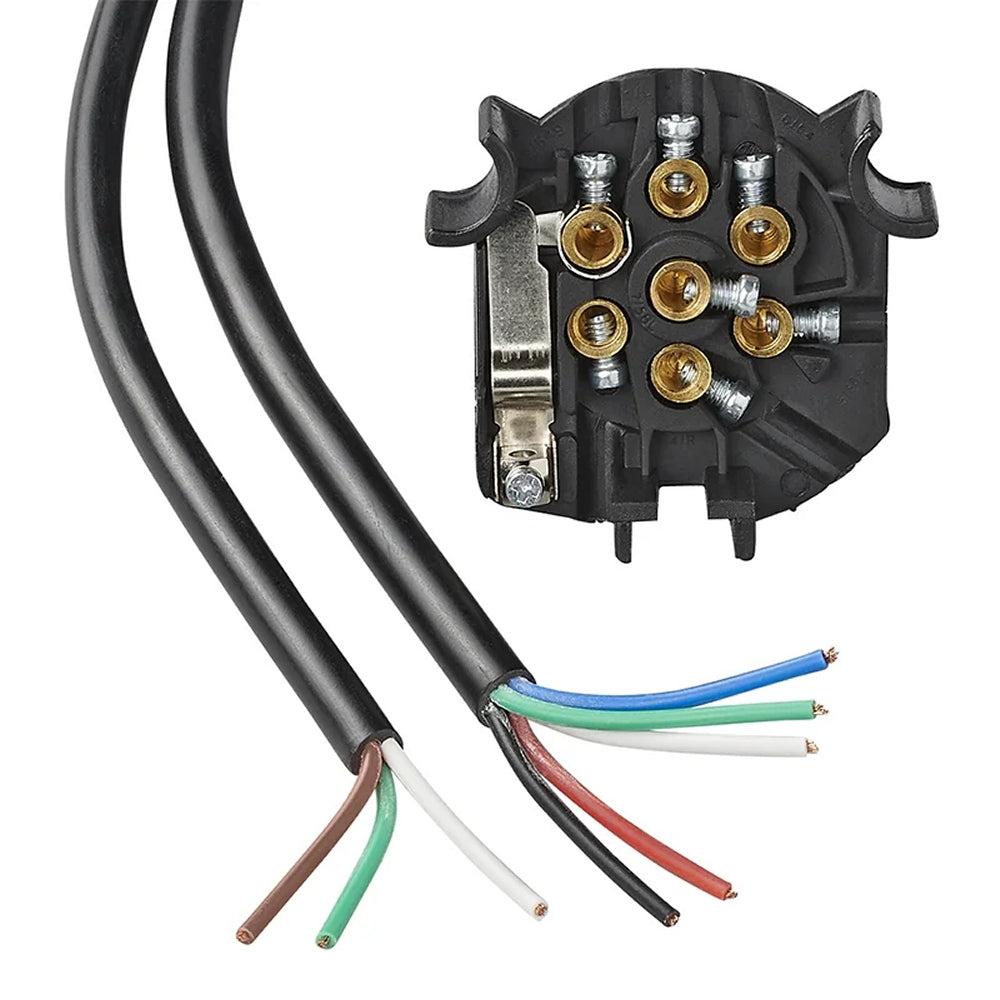 ProPlus 343507 Kabelsatz 1,5 Meter aus PVC 8 Adern mit Stecker 7 + 1 polig