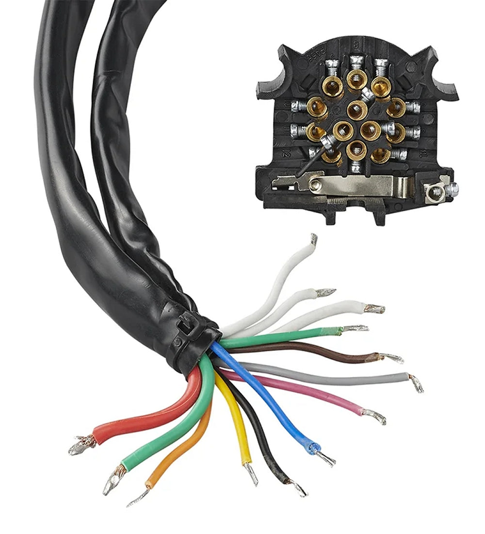 ProPlus 343508 Kabelsatz 1,5 Meter PVC System Jaeger mit Stecker 13 polig