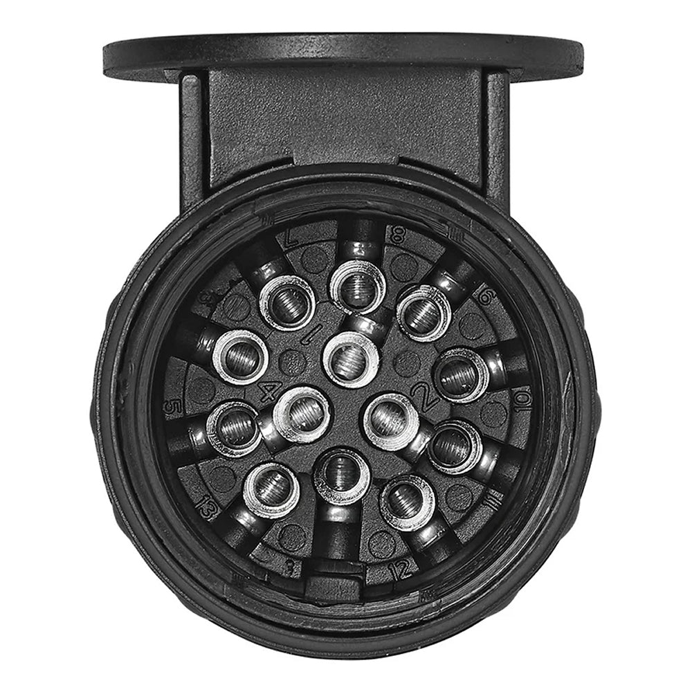 ProPlus 343512V02 Stecker 13 polig kurz PVC System Jaeger Modell 2 Anhängerstecker