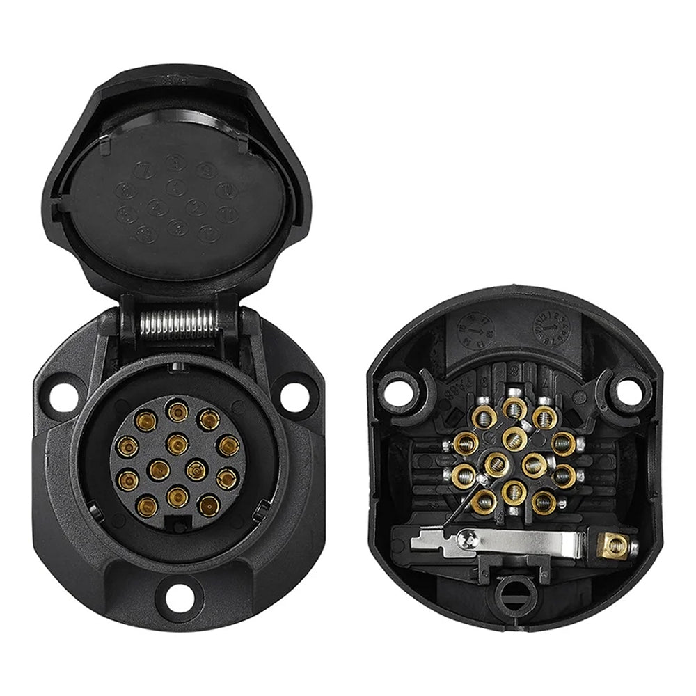 ProPlus 343521 Steckdose 13 polig PVC System Jaeger Anhängersteckdose