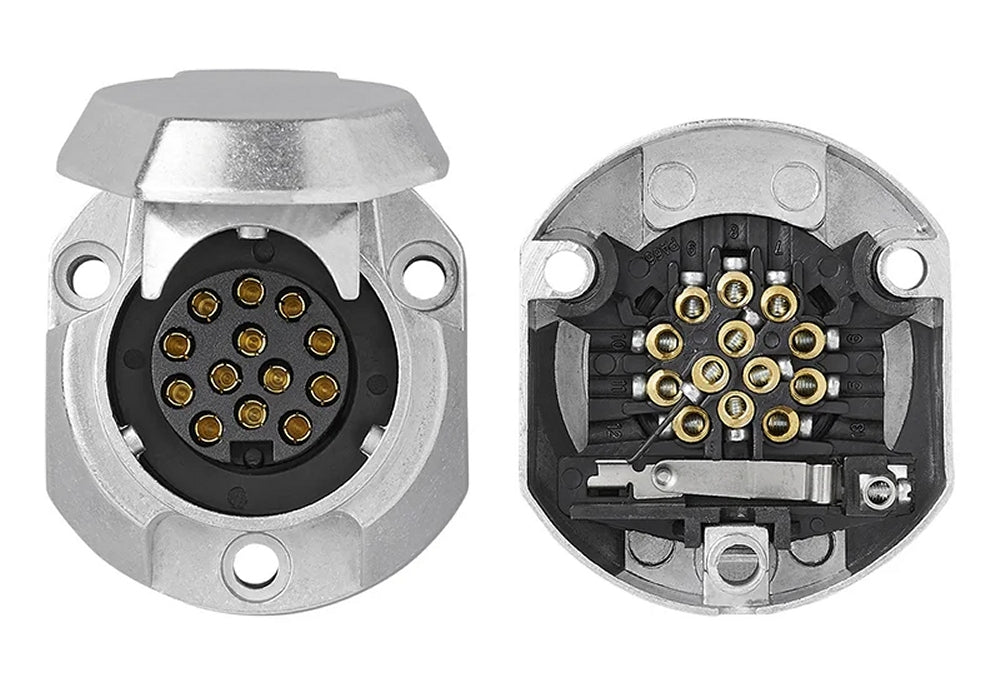 ProPlus 343521MB Steckdose 13 polig Metall System Jaeger Anhängersteckdose