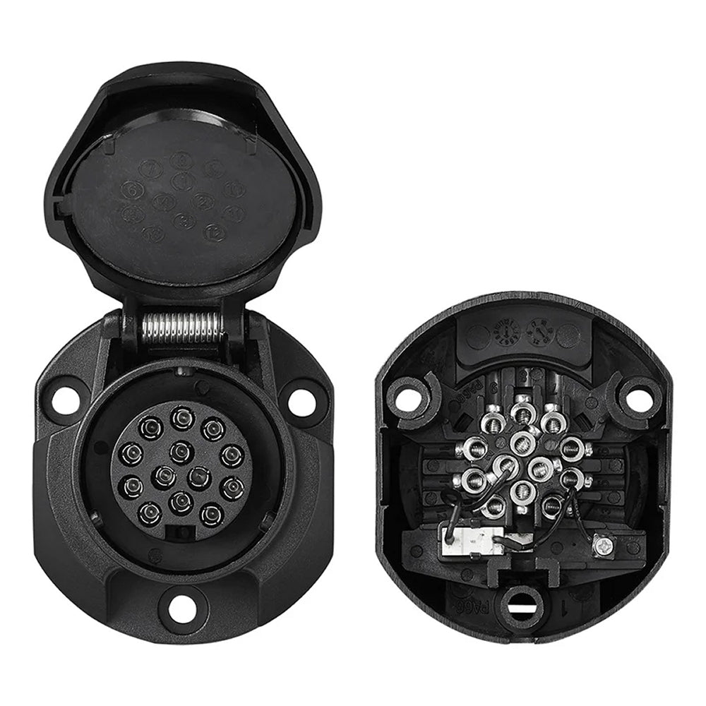 ProPlus 343521MS Steckdose 13 polig System Jaeger mit Mikroschalter Anhängersteckdose