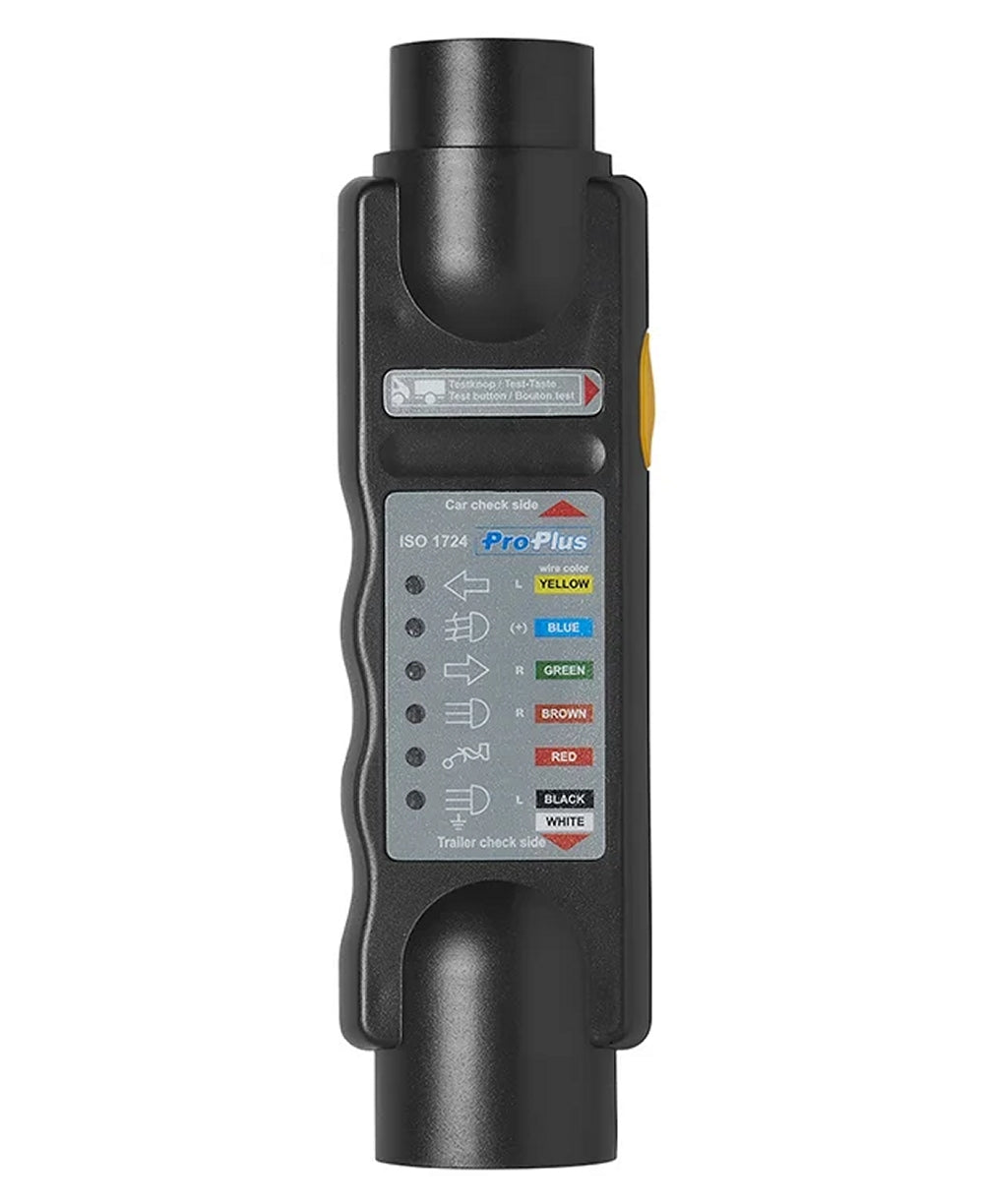 ProPlus Tester 343523 Prüfgerät 7polig Beleuchtungstester für Anhänger Steckdose