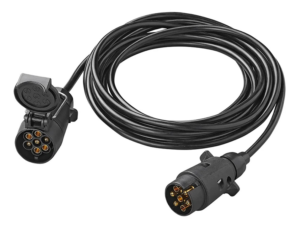 ProPlus 343525 Verlängerungskabel Anhänger 5 Meter Stecker & Steckdose 7 polig