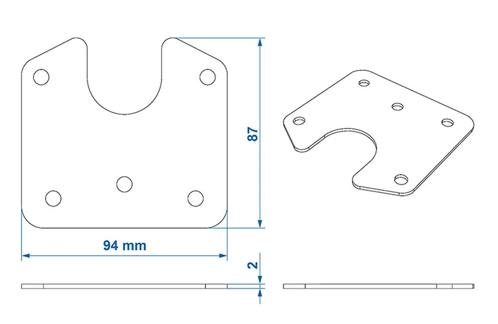 ProPlus 343536V04 Steckdosenhalter Metall 9,4 x 8,7cm Anhänger