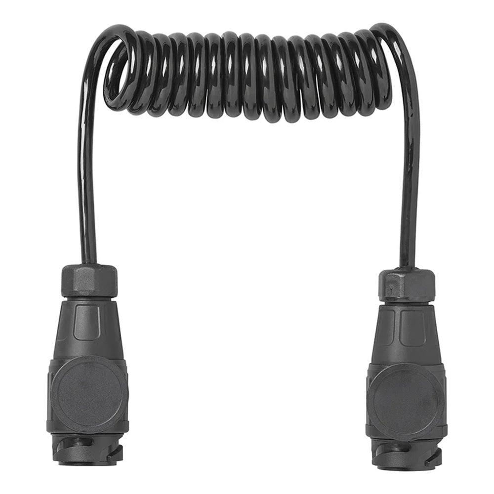 ProPlus 343538V01 Spiralkabel 1,5 Meter aus PVC 8 Adern mit 2 Steckern 13 polig