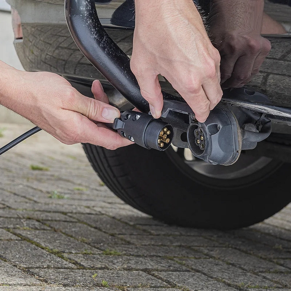 ProPlus 343540V02 Verlängerungskabel Anhänger 5 Meter aus PVC 2 Stecker 7 polig