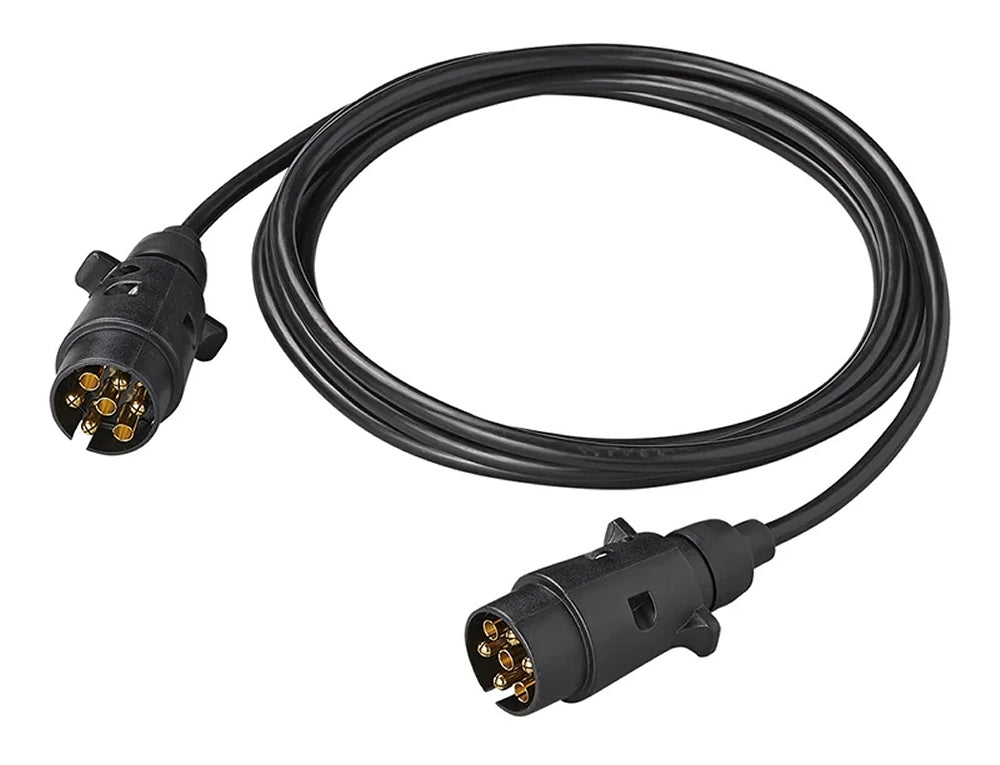 ProPlus 343540V01 Verlängerungskabel Anhänger 3 Meter aus PVC 2 Stecker 7 polig