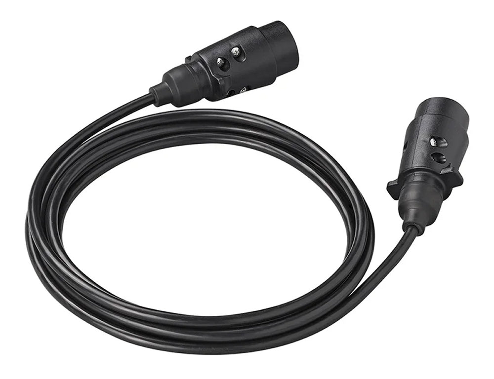 ProPlus 343540V01 Verlängerungskabel Anhänger 3 Meter aus PVC 2 Stecker 7 polig