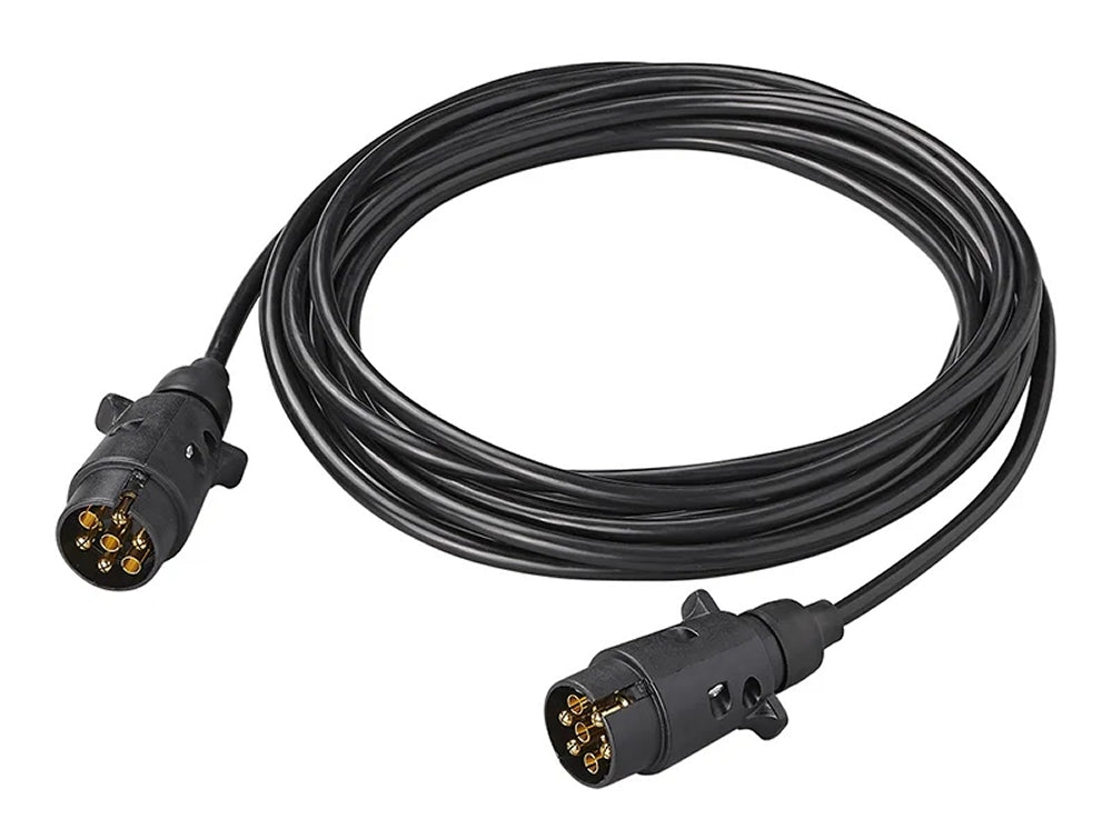 ProPlus 343540V03 Verlängerungskabel Anhänger 7 Meter aus PVC 2 Stecker 7 polig