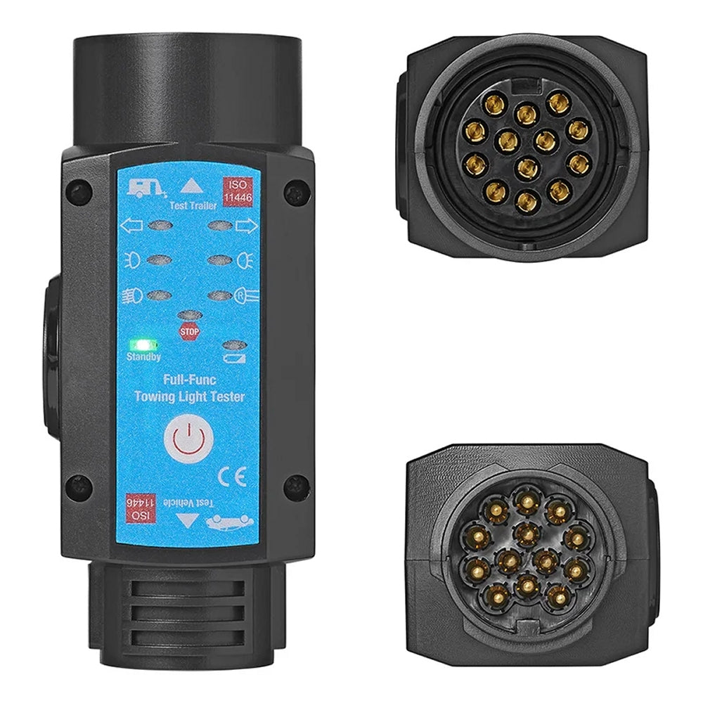 ProPlus 343543V01 Tester Prüfgerät 13 polig Anhängerbeleuchtung Fahrzeugbeleuchtung wiederaufladbar