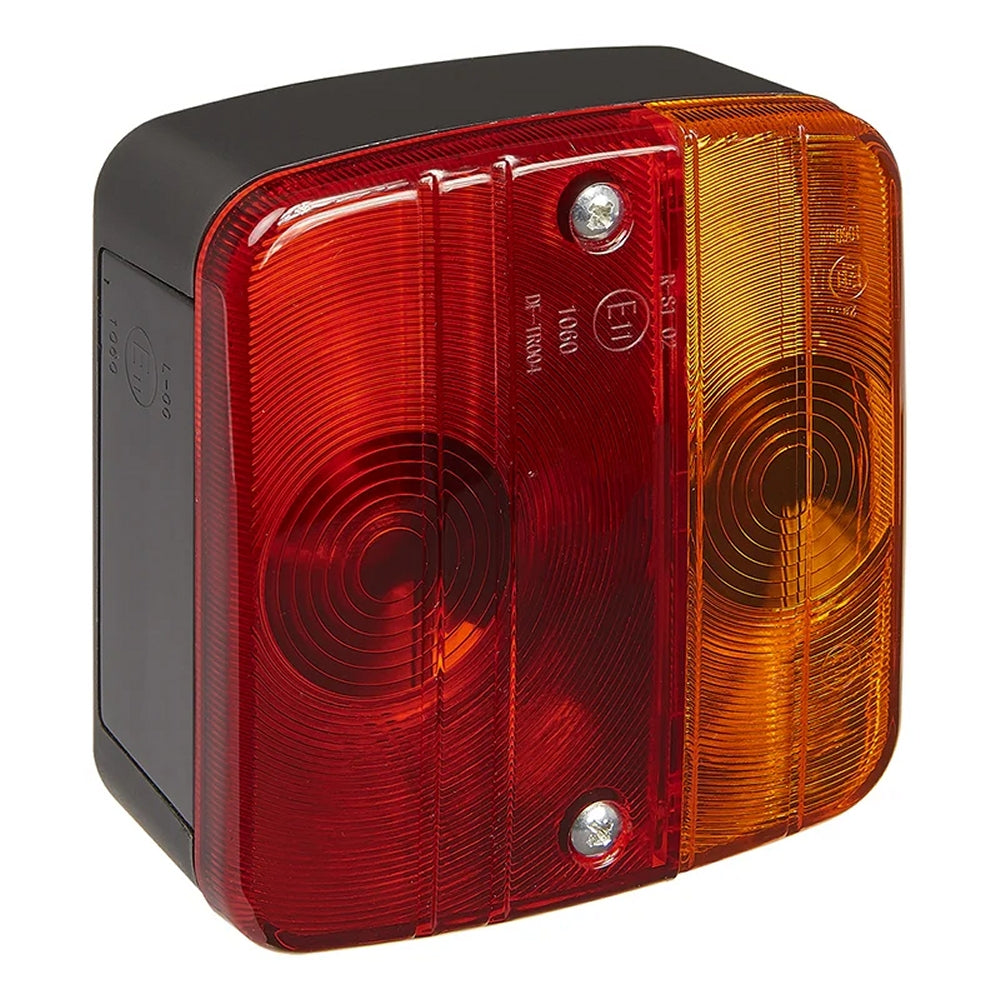 ProPlus 343602 Rückleuchte 98 x 104mm 4 Funktionen für Anhänger Wohnwagen Wohnmobil