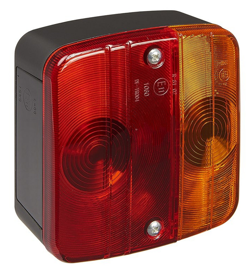 ProPlus 343603 Paar Rückleuchten 104 x 98 mm 12 Volt für Anhänger Wohnwagen Wohnmobil