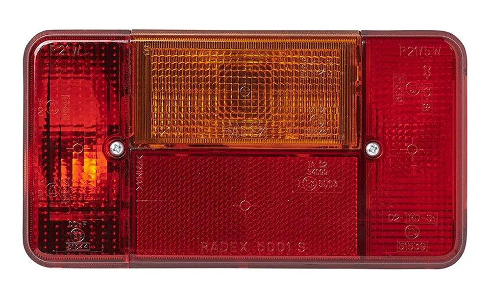 ProPlus 343605 Rückleuchte links 5 Funktionen 194x104mm für Anhänger Wohnwagen Wohnmobil