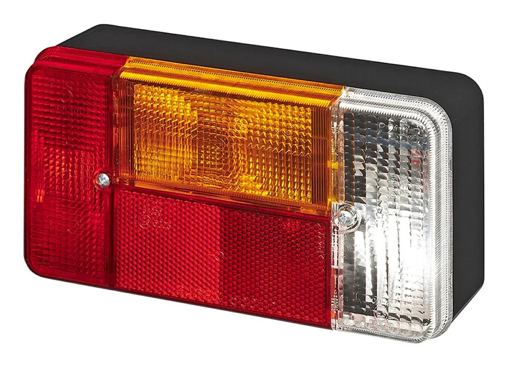 ProPlus 343606 Rückleuchte rechts 5 Funktionen 194x104mm für Anhänger Wohnwagen Wohnmobil