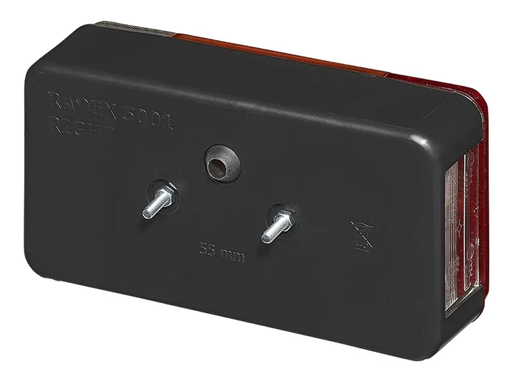 ProPlus 343606 Rückleuchte rechts 5 Funktionen 194x104mm für Anhänger Wohnwagen Wohnmobil