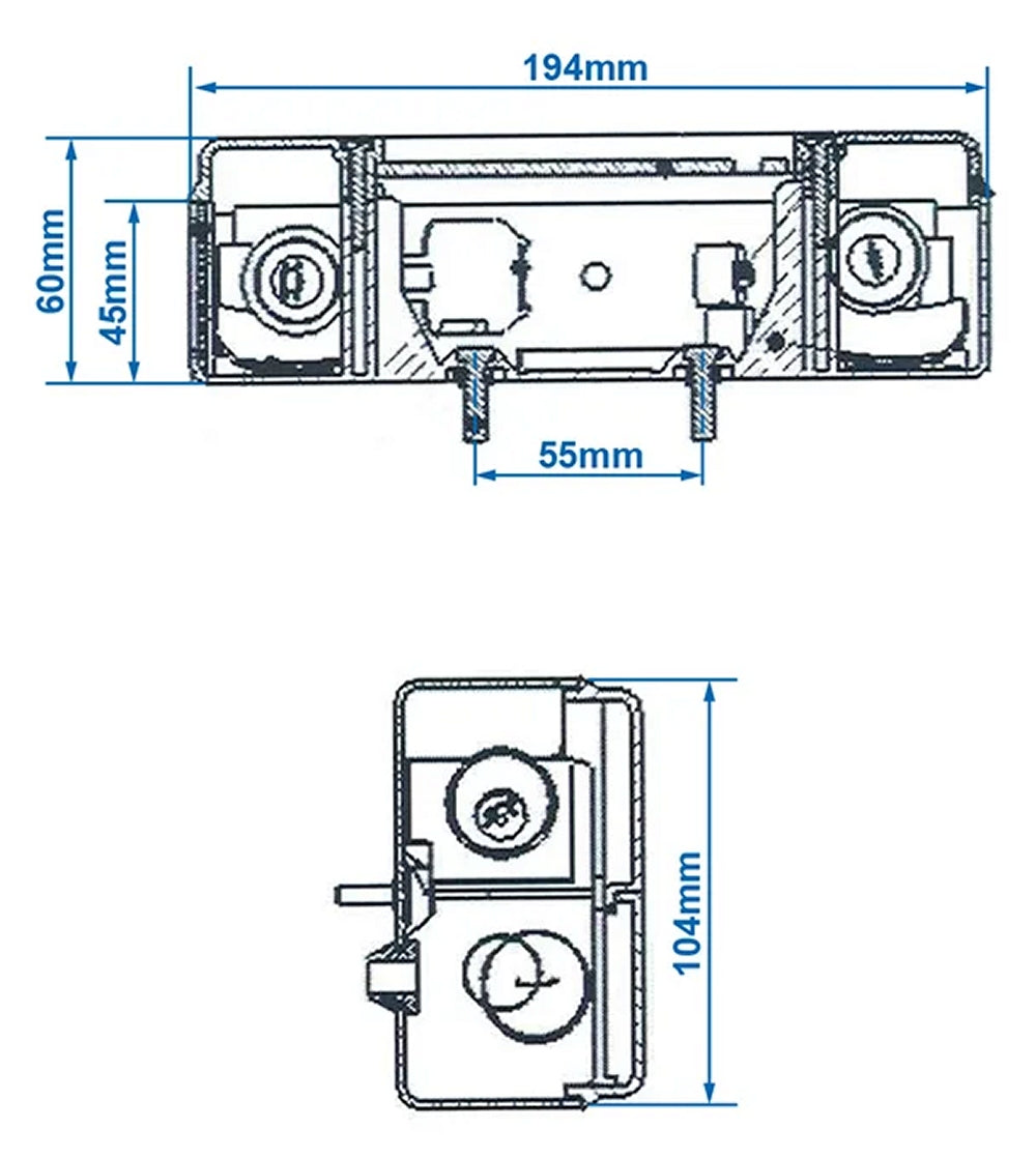 ProPlus 343606 Rückleuchte rechts 5 Funktionen 194x104mm für Anhänger Wohnwagen Wohnmobil