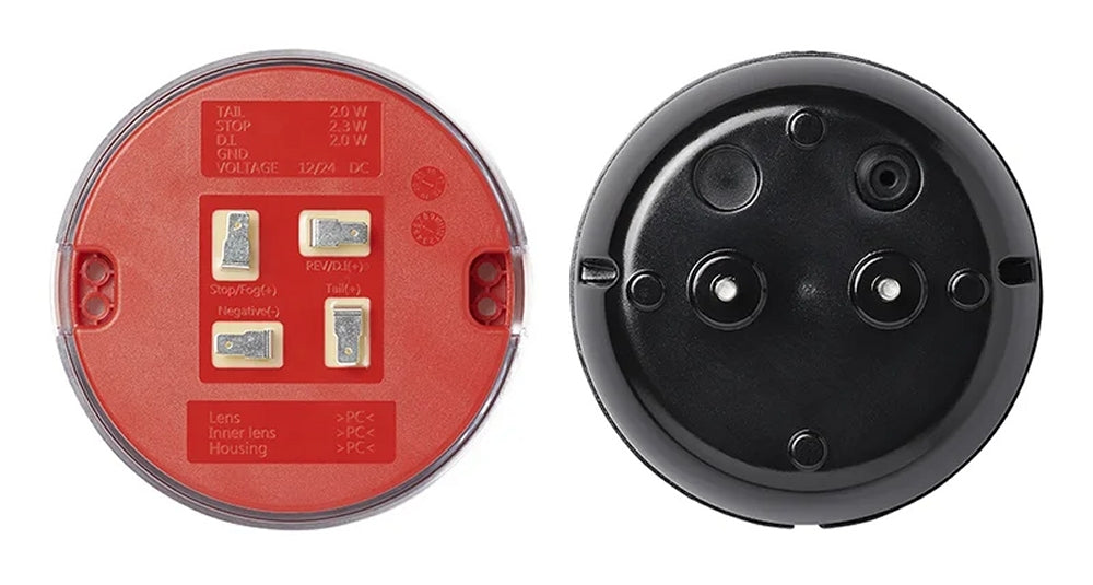 ProPlus 343611 Rückleuchte Ø140mm 14 LED mit dynamischem Blinklicht für Anhänger