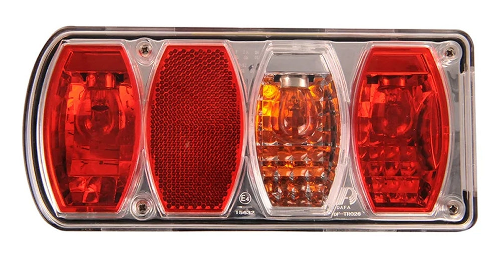 ProPlus 343624S Rückleuchte 6 Funktionen 222x100mm links im Blister für Anhänger Wohnwagen Wohnmobil