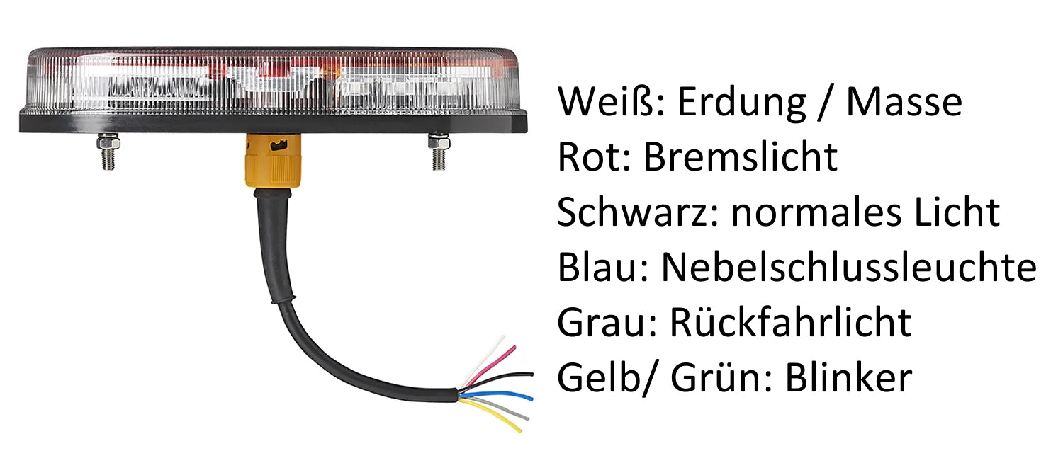 ProPlus 343629V01 Rückleuchte 6 Funktionen 240x150mm LED rechts für Anhänger