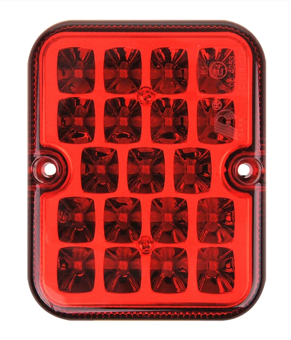 ProPlus 343633 Nebelschlussleuchte 100x81mm 19 LED für Anhänger Wohnwagen Wohnmobil