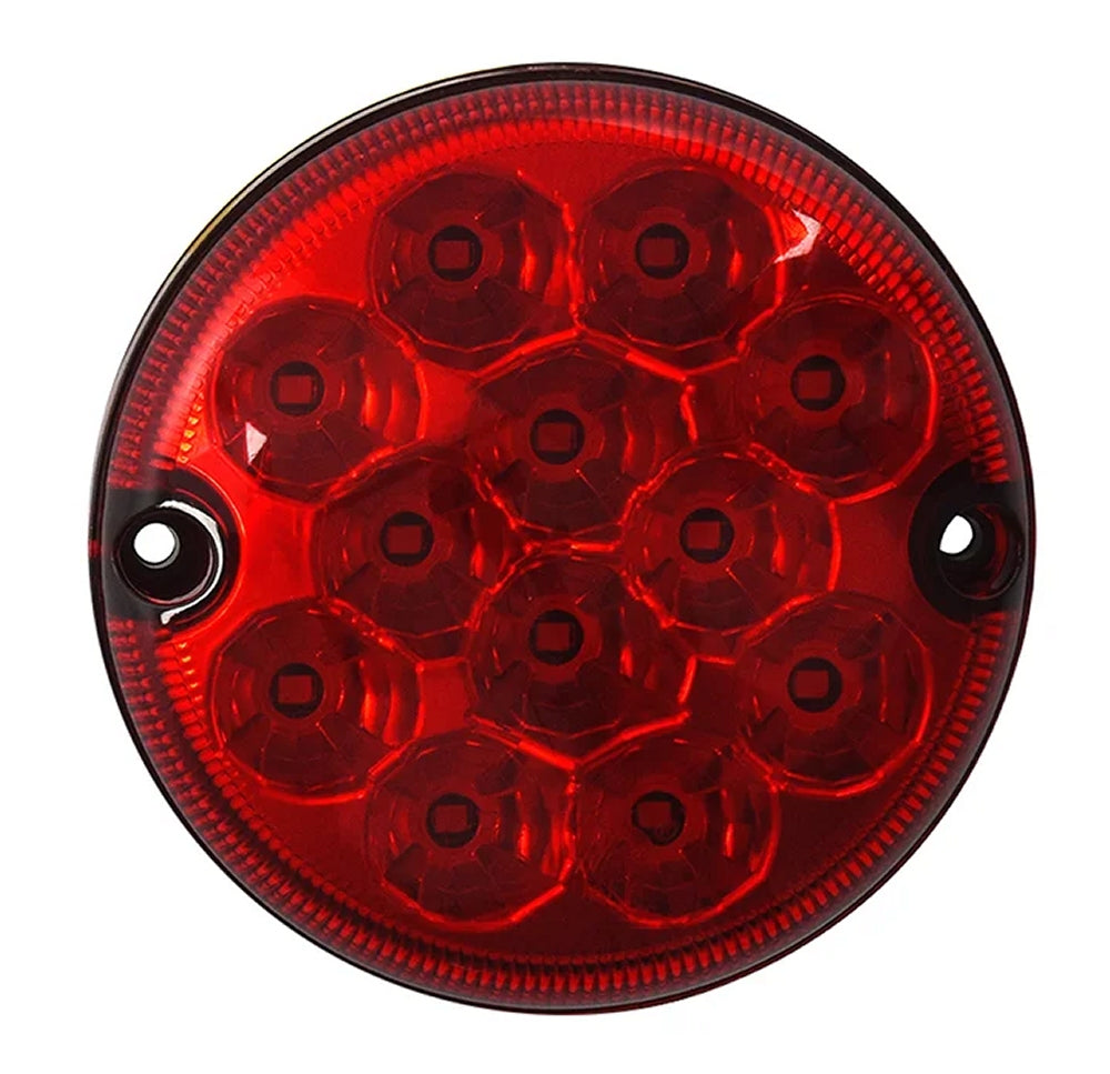 ProPlus 343633RD Nebelschlussleuchte Ø95mm 12 LED für Anhänger Wohnwagen Wohnmobil