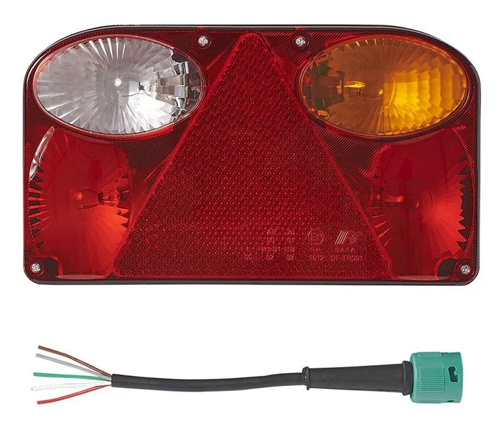 ProPlus 343646R Rückleuchte 6 Funktionen 237x137mm rechts für Anhänger Wohnwagen Wohnmobil