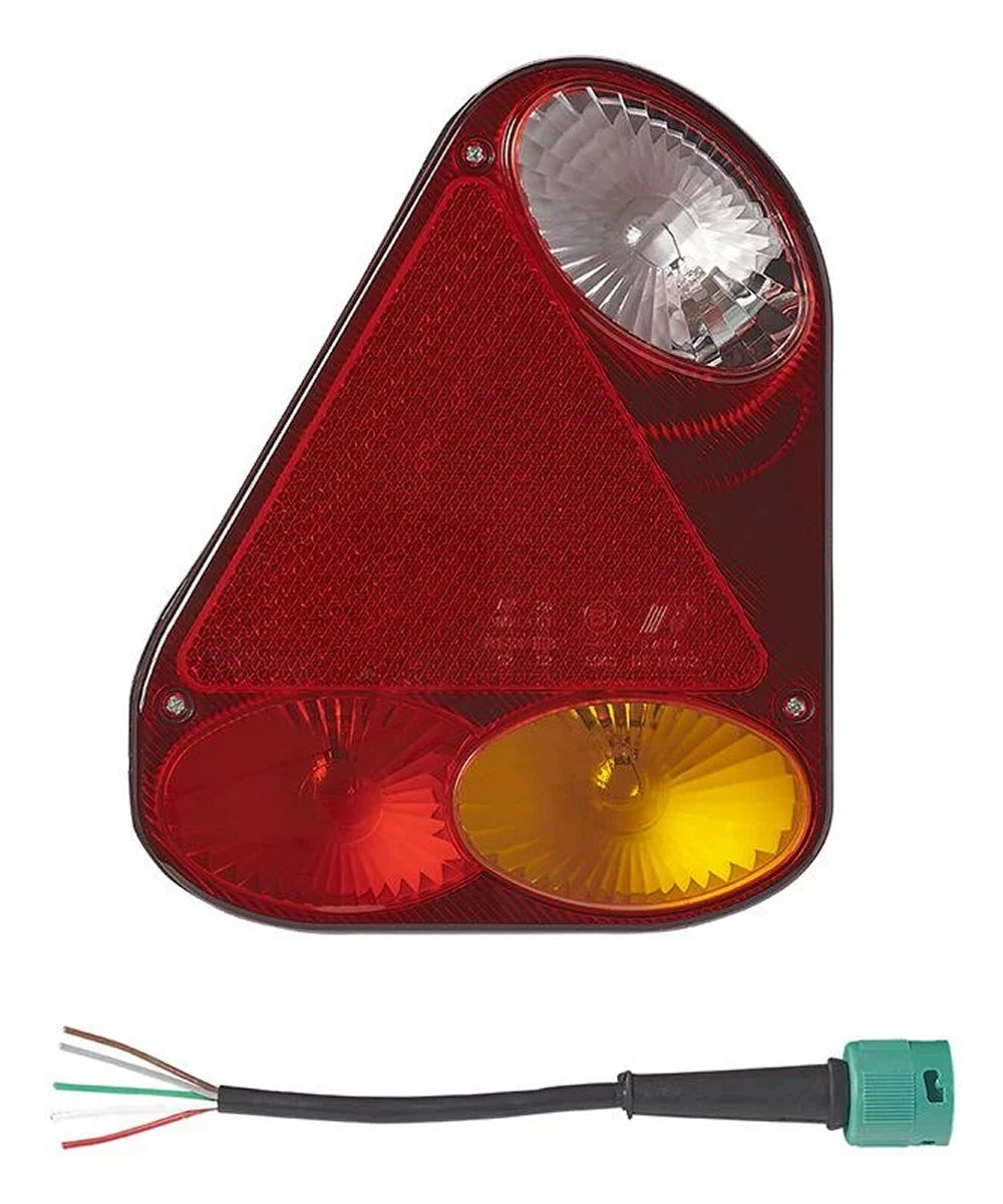 ProPlus 343647R Rückleuchte 5 Funktionen 218x174mm rechts für Anhänger Wohnwagen Wohnmobil